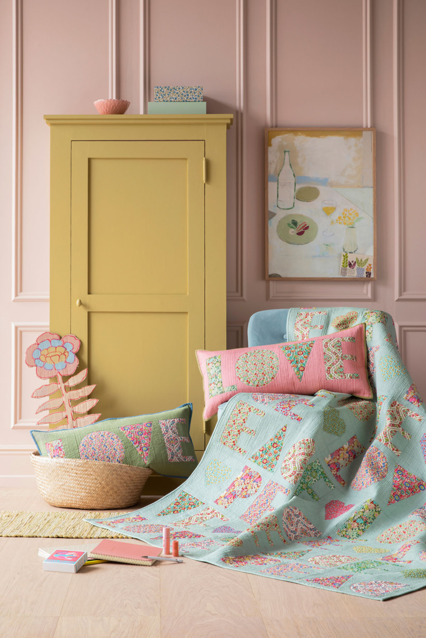 Tilda Patchwork Stoff Baumwolle - Wallflower -  Lauren Green